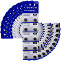 100 BlueDot AG9 394A 394 SR936SW LR936 LR45 SR45 SR93 Alkaline Watch Battery USA
