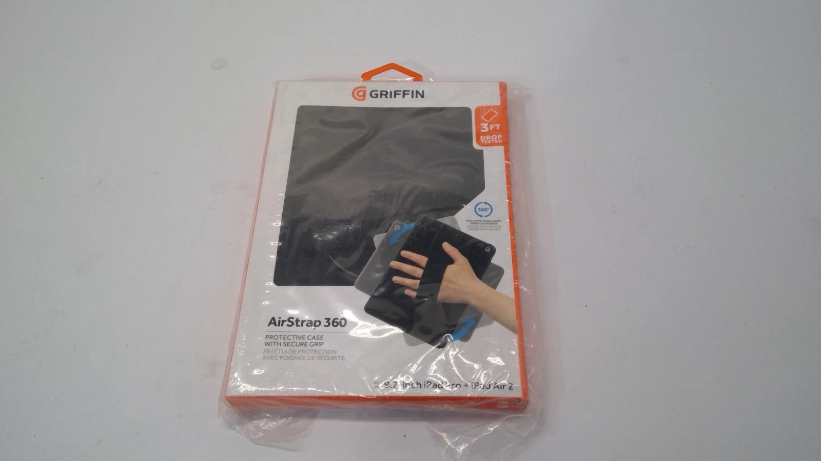 (NEW) Griffin AirStrap 360 Case for 9.7 Inch iPad Pro/iPad Air-2