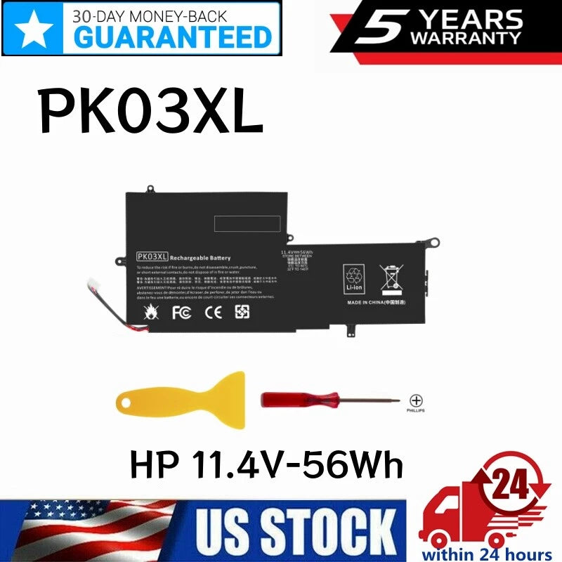 ?LOT PK03XL Battery For HP Spectre x360 13-4195nr 13-4193nr 13-4110dx 13-4102dx