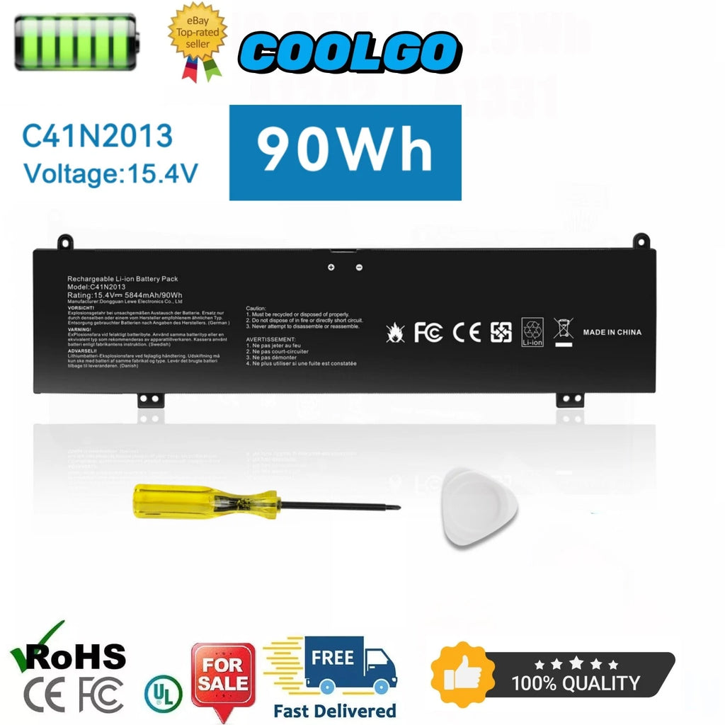 C41N2013 C41N2013-1 Battery For TUF Gaming A15 FA507 A17 FA707 ROG Strix G15 G17