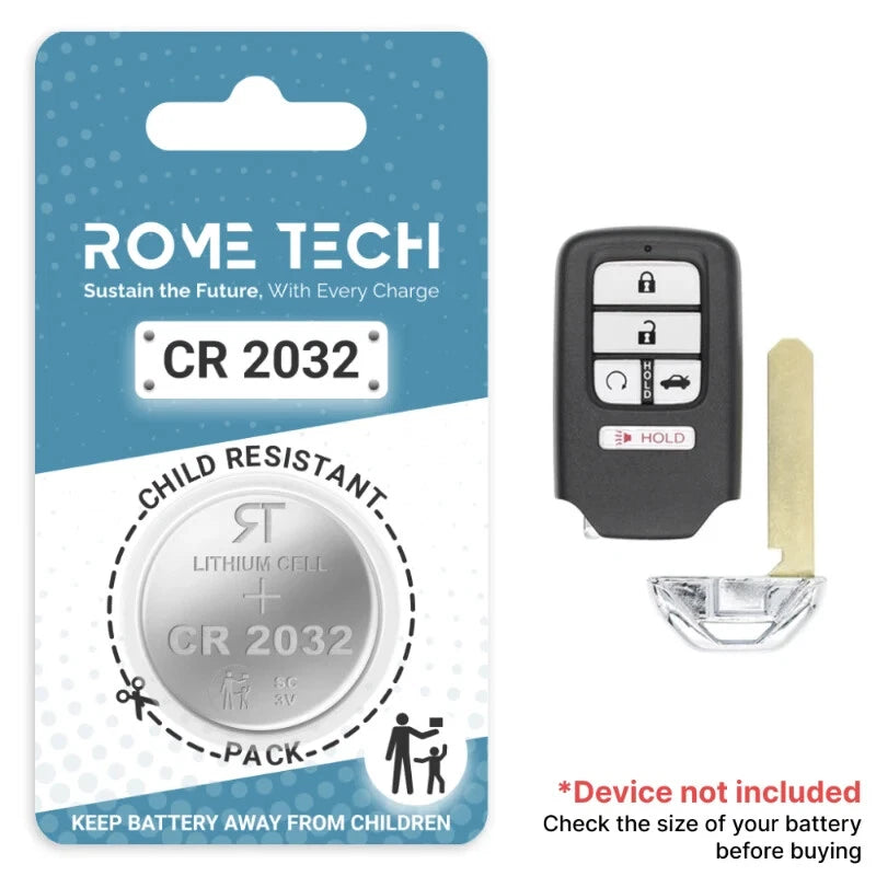 Key Fob Battery Replacement for Honda Civic 2021 2020 2019 - 2006 1 or 2 Pack