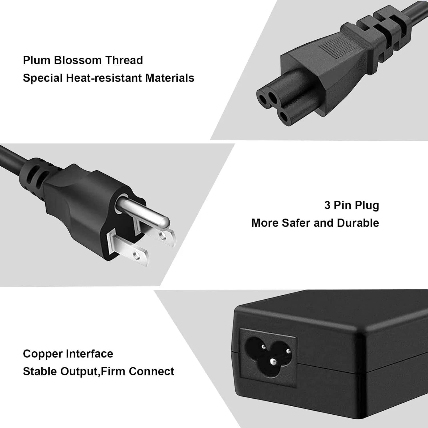 Charger for HP EliteBook 840 G4 G5 G6 G7 850 G3 AC Adapter 65W Power Supply Cord