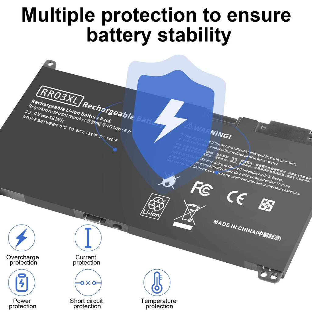 Battery RR03XL For HP ProBook 430 455 G4 440 450 470 G4 G5 MT20 851610-850