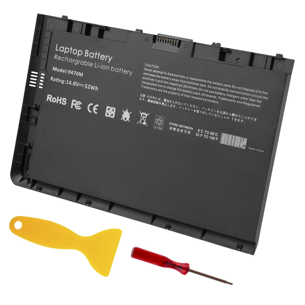 9470M Battery For HP EliteBook Folio 9480M BA06 BT04 BT04XL HSTNN-DB3Z