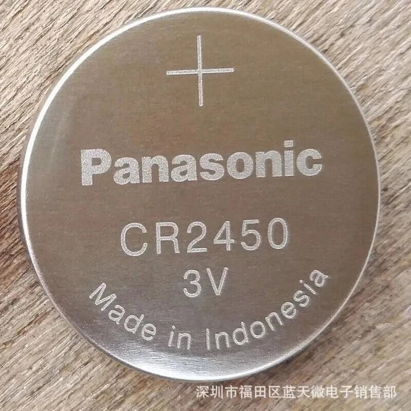 Panasonic CR2450 ECR 2450 3V LITHIUM Coin Cells (10 Batteries) Fast Ship-Exp2033