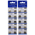 FREE SHIPPING FROM USA 20 AG12 LR43 LR186 V12GA 186 SR43 Alkaline Battery NEW!