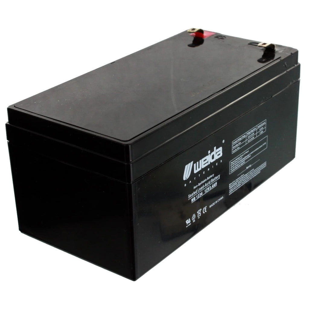 NEW 2pc 12V 3.4Ah SLA Battery WB1234 For UB1234, D5740, NP3.4-12