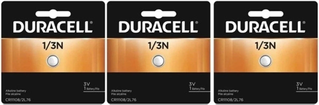 3 Pack Duracell CR1/3N DL1/3N 2L76 Photo Lithium 3V Batteries EXP 2028