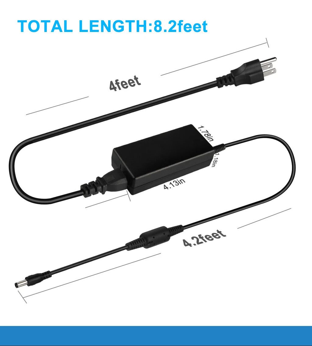 AC Adapter Power Supply Charger Cord For Dell S2340M S2340MC 23" LED LCD Monitor