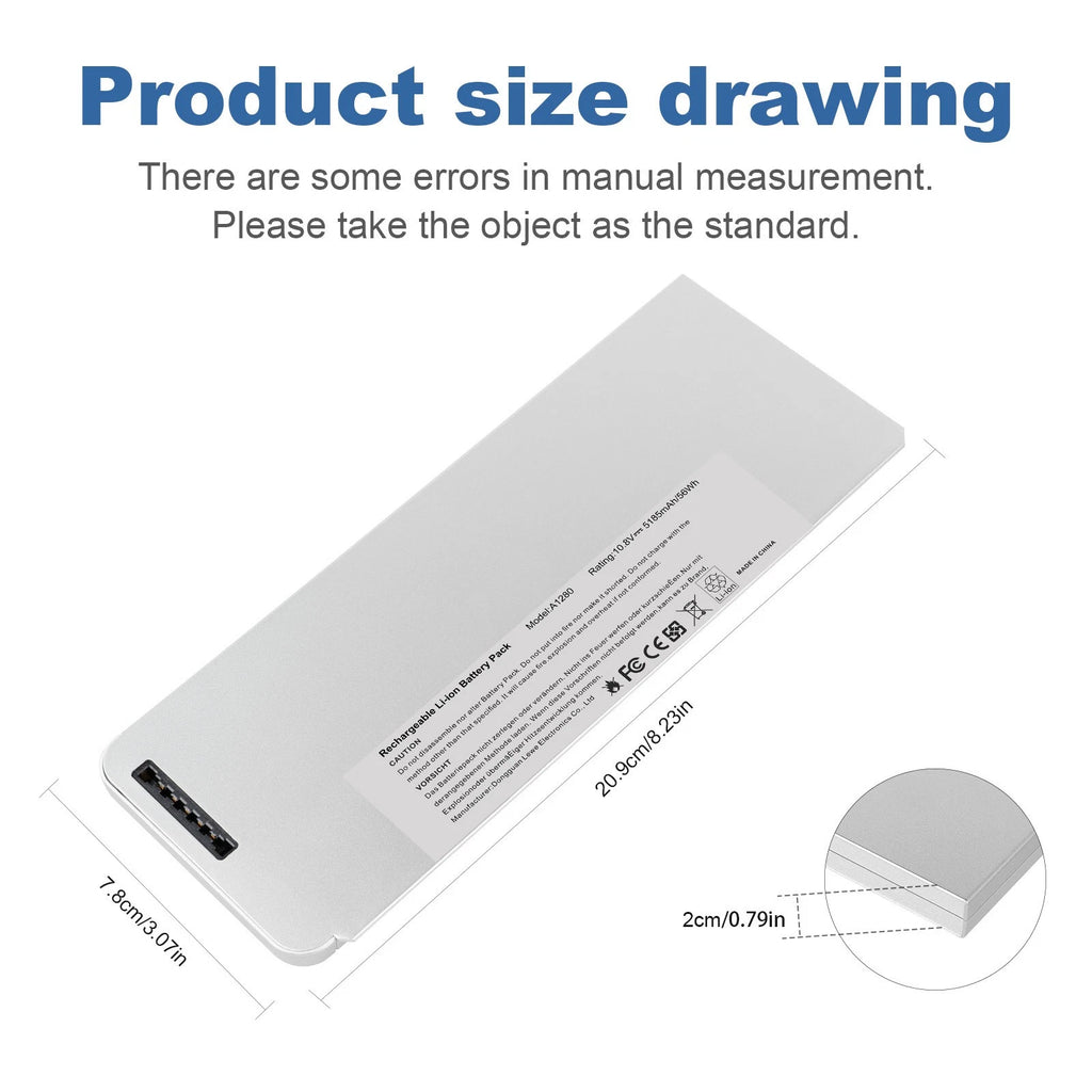 NEW Battery For Apple A1280 A1278 Macbook 13'' Aluminum Unibody (2008) 10.8V 45W