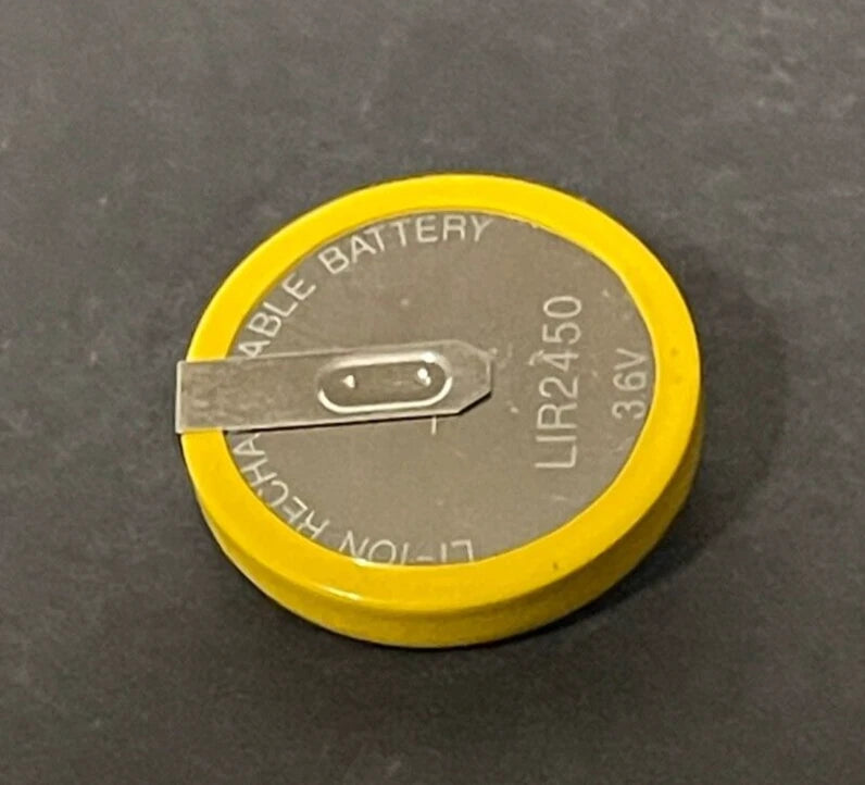 Brand New Li-ion Rechargeable LiR2450 Battery w/ 2 Pins