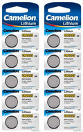 10 CR2025 CR 2025 ECR2025 Lithium 3V Batteries By Camelion