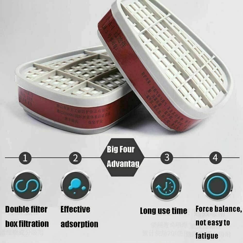 6001CN Organic Vapor Respirator Filters Cartridge For 6300 7000 7502 Gas Mask
