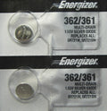 2 Energizer Silver Oxide SR721SW SR721W SR721 1.55V Battery