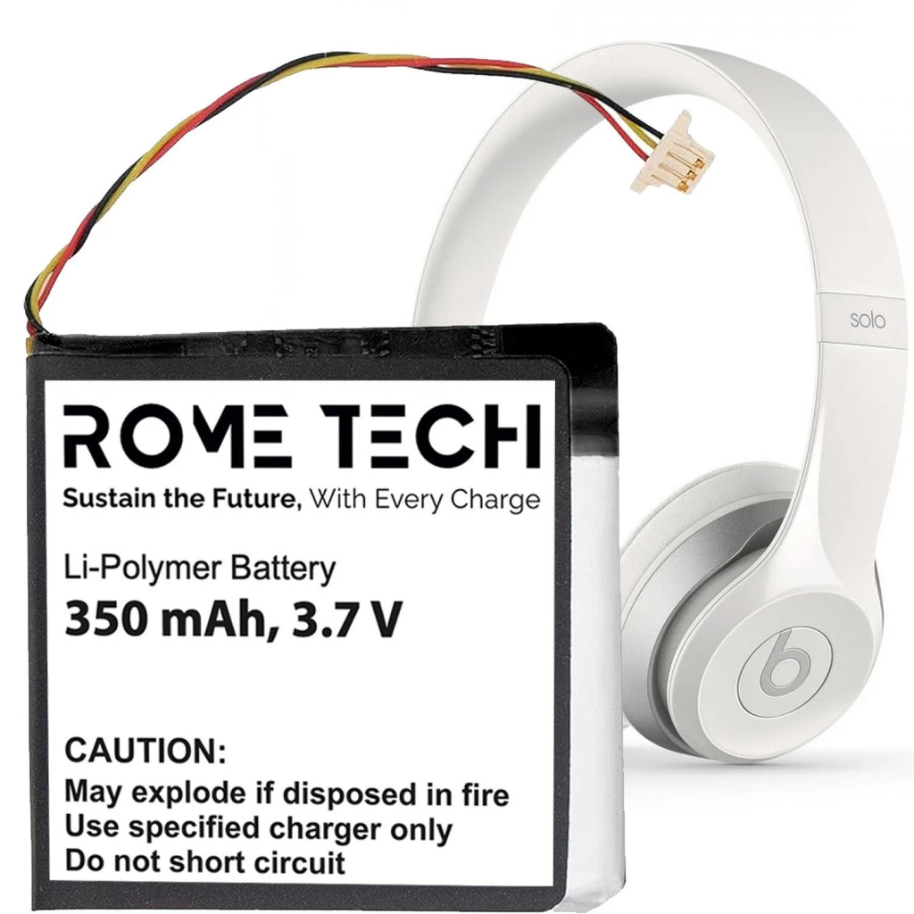 for Wireless Beats by Dr.Dre Solo 2,3 Lithium Polymer Battery 3.7V 350 mAh 1Pack