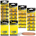 43pc Essential Batteries Kit 23A L1154 L1131 L936 L626 & Watch Opener