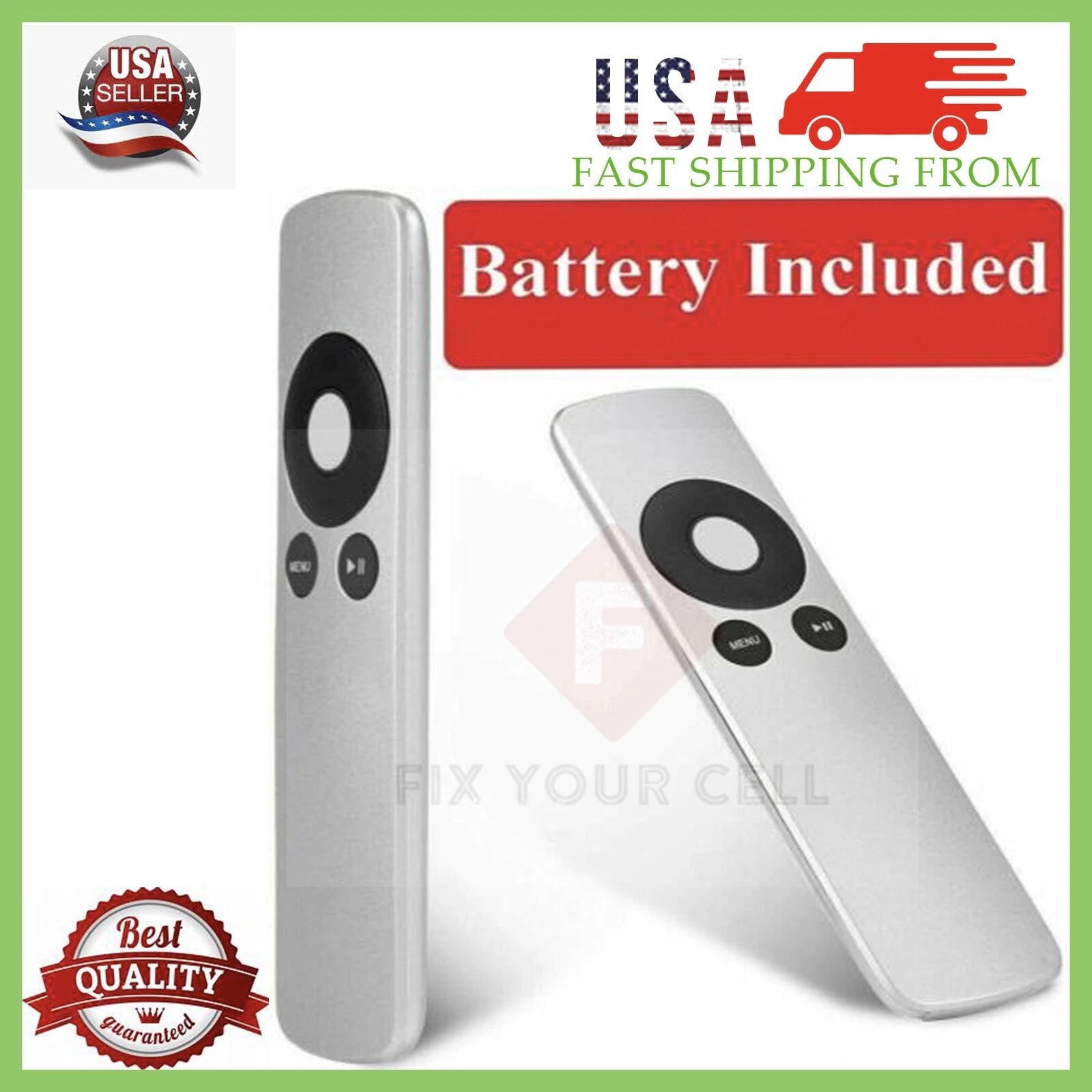 NEW MC377LL Generic Remote Control MC377LL/A for Apple TV 2 3 with Battery Music