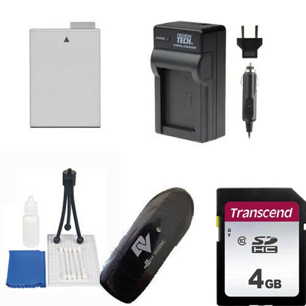 LP-E8 Battery & Charger + 4GB Value Bundle Kit for Canon EOS T2i T3i T4i T5i