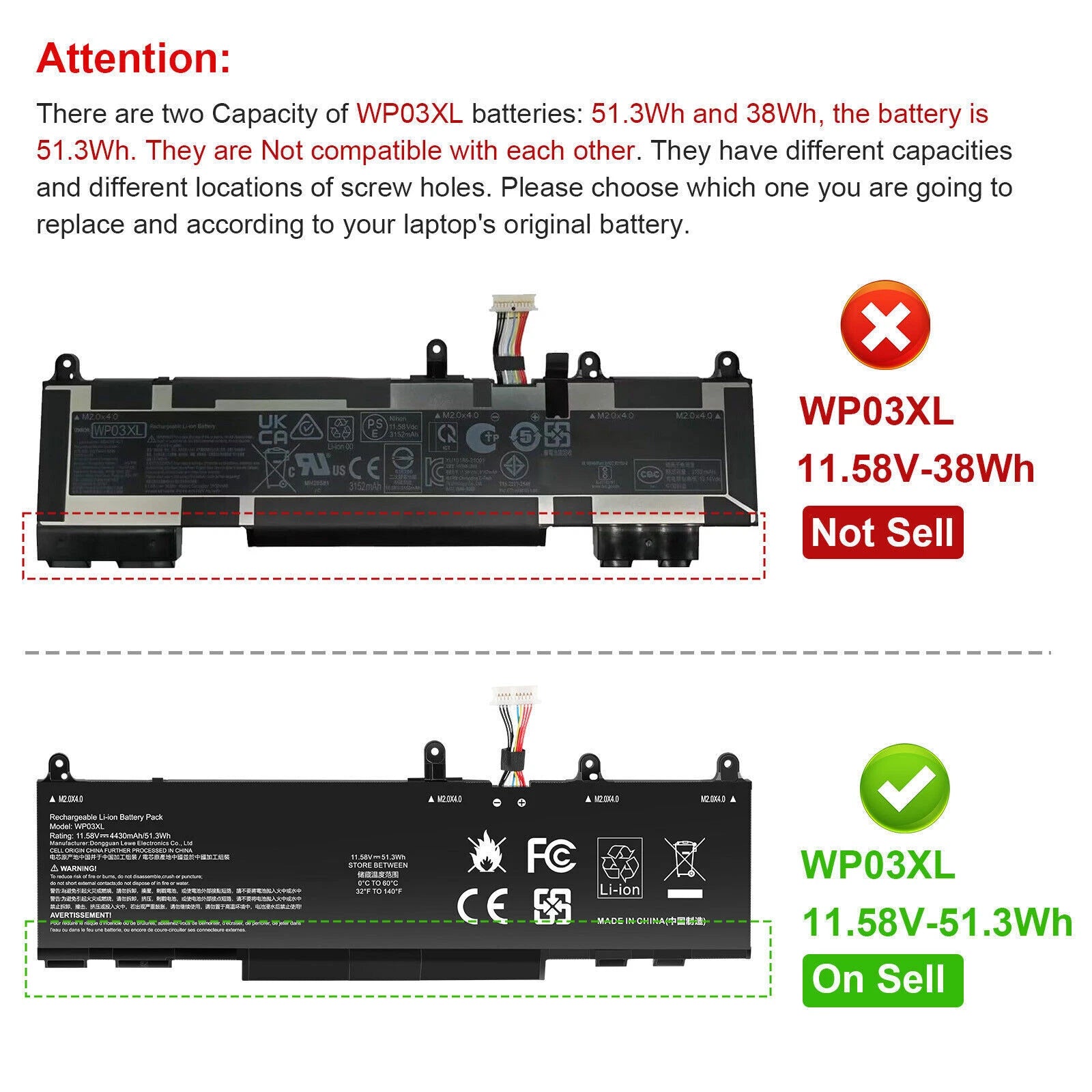 WP03XL Battery For HP EliteBook 830 1040 G9 835 840 845 860 865 G9 G10