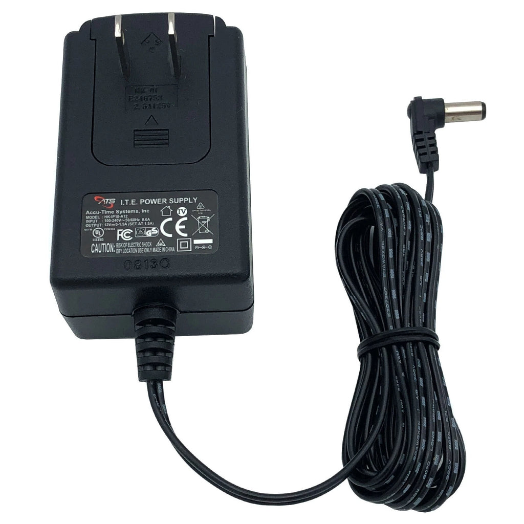 New Genuine ATS Power Supply Adapter 12V 1.5A 18W Charger Accu-Time Systems