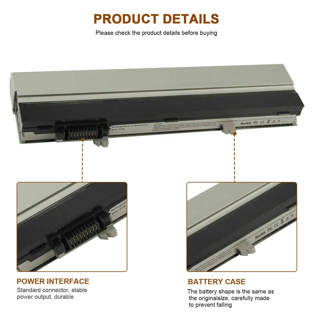 E4300 Battery for Dell Latitude E4310 XX327 R3026 FM338 PFF30 HW905 YP463 PC US