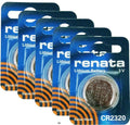 CR2320 RENATA WATCH BATTERIES 2320 (5 piece) New packaging Authorized Seller