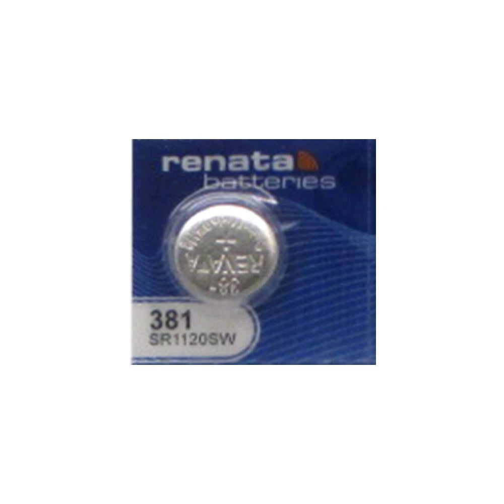 1 Renata 381 Silver Oxide Watch Battery