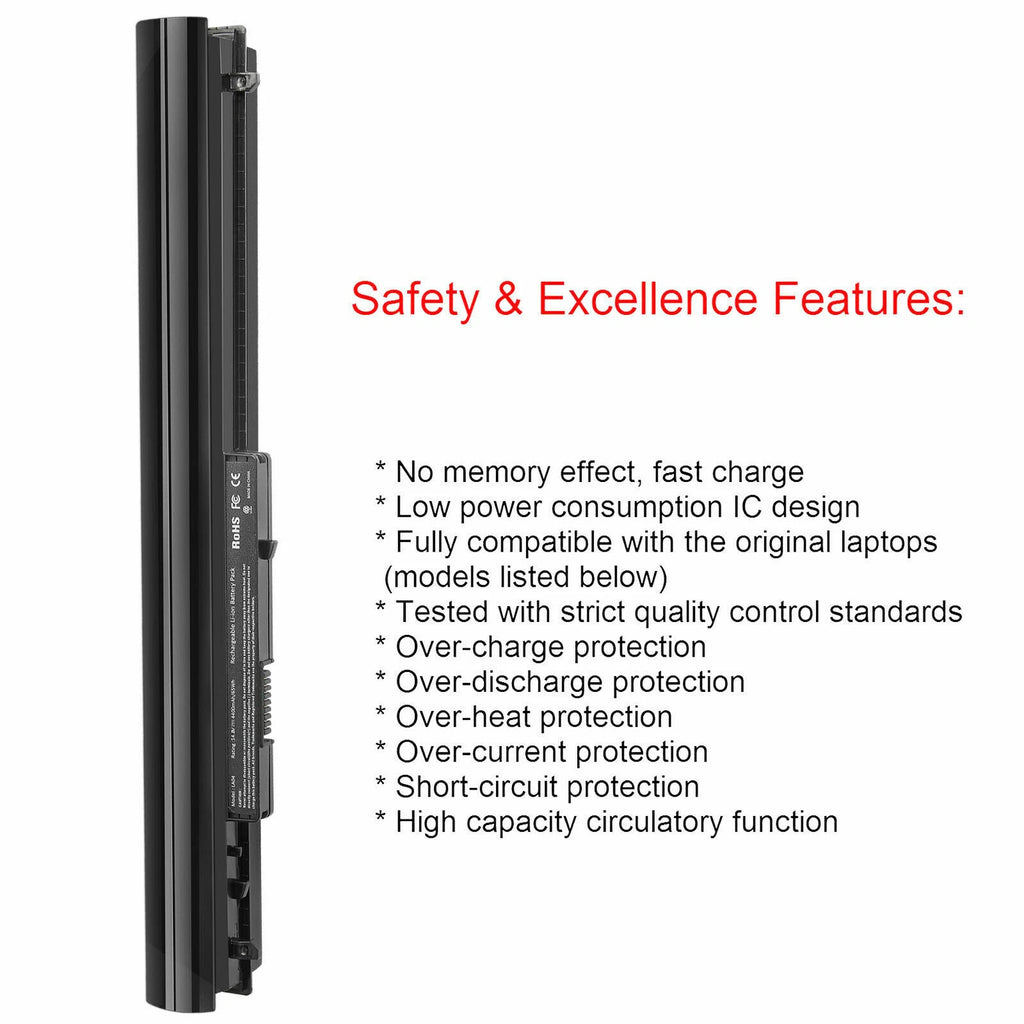 8 Cell LA04 Battery LA03 LA03DF for HP 15-F271WM 15-F272WM 775625-121 776622-001