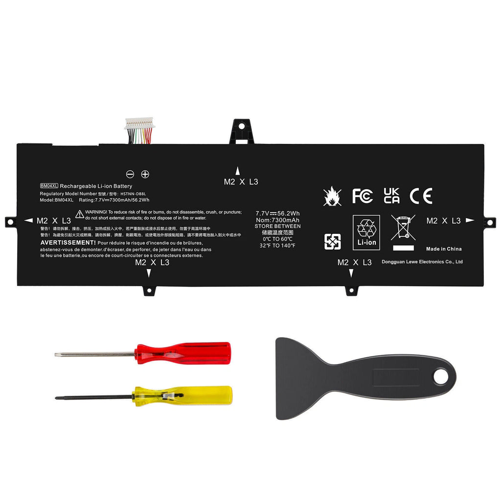 BM04XL BMO4XL Battery for HP EliteBook x360 1030 G3 G4 HSTNN-UB7L L02031-541