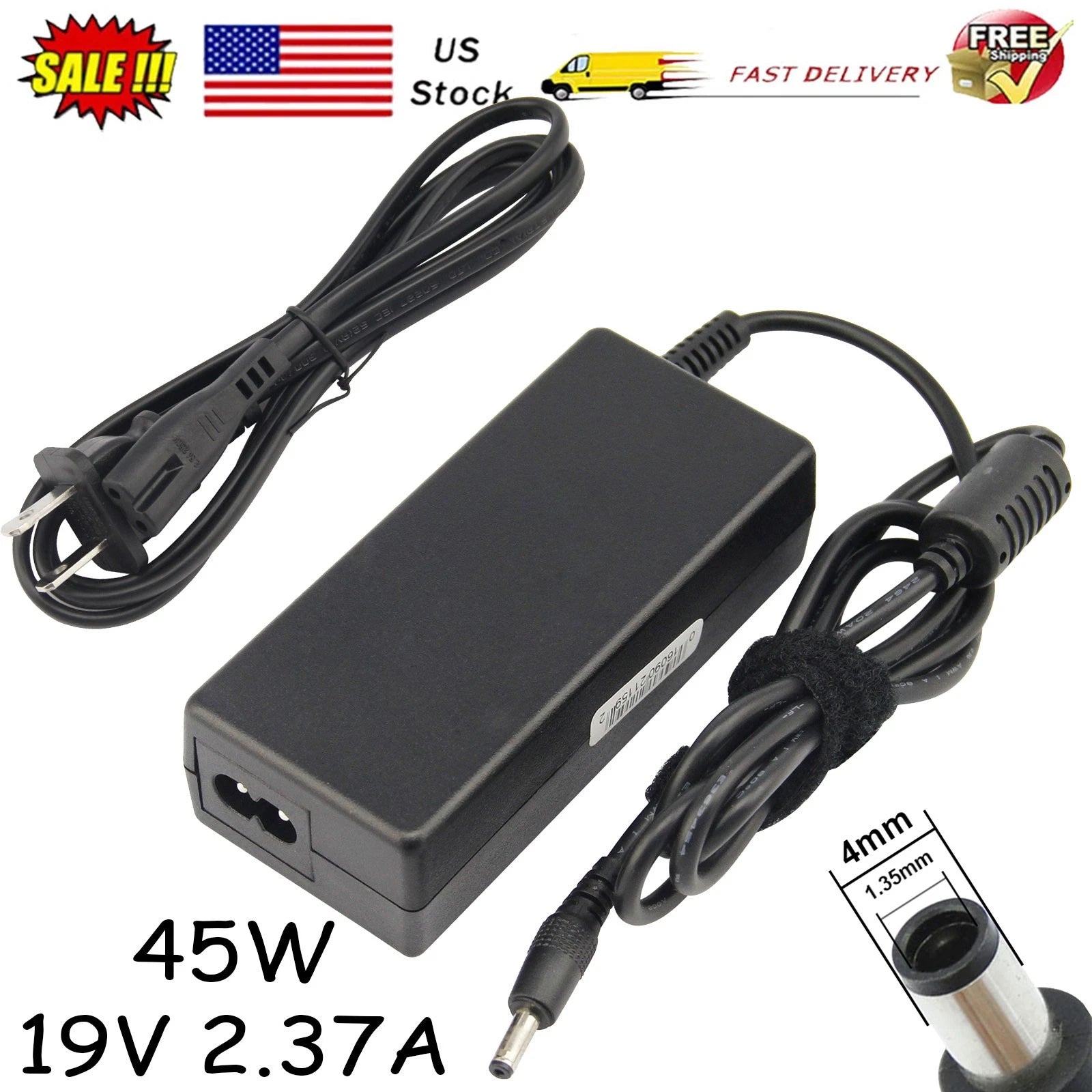45W 19V 1.75A AC Adapter Charger for ASUS VivoBook X541NA X541N X541NA-YS01 USA