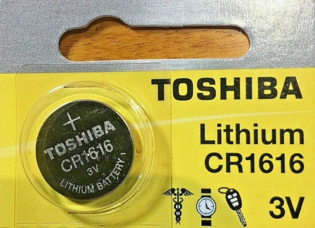 CR 1616 TOSHIBA LITHIUM BATTERIES (1 piece) 3V watch New Authorized USA Seller