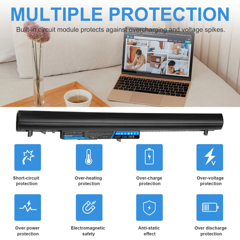 LA03 Laptop Battery for HP Spare 776622-001 728460-001 752237-001 14.8V 2600mAh