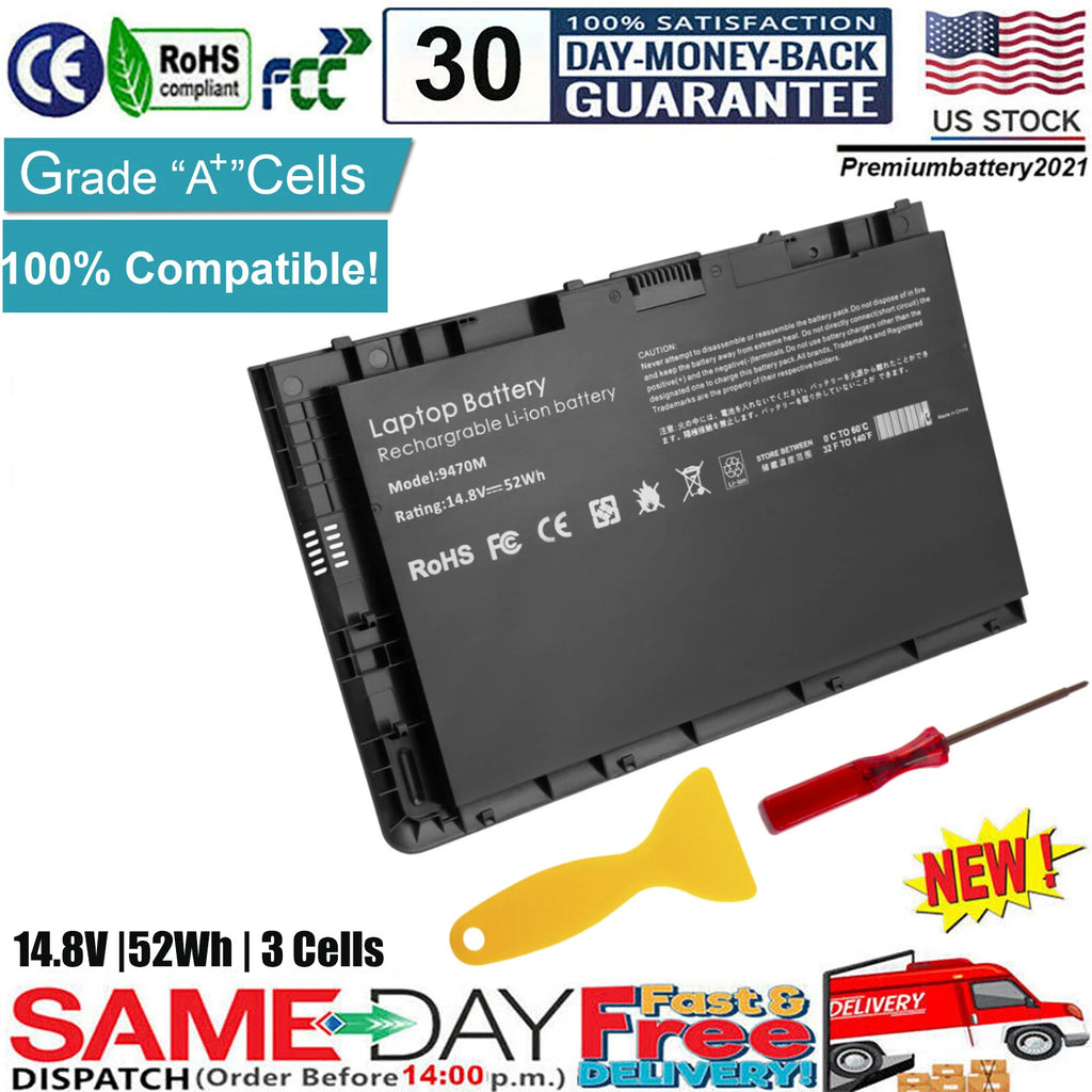 Battery for HP EliteBook Folio 9470m BA06XL 687517-171 687517-241 687945-001