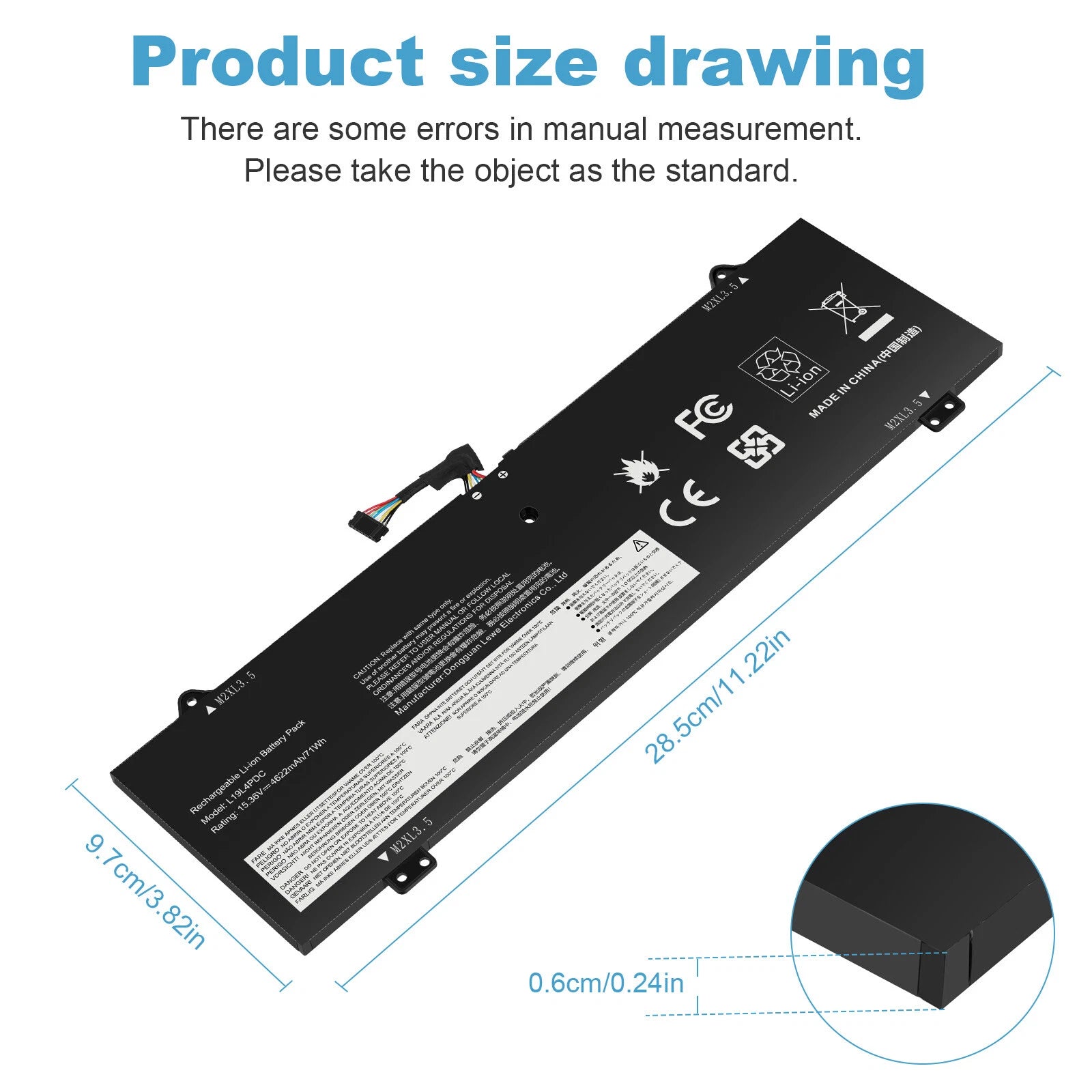 ?L19L4PDC L19C4PDC L19M4PDC Battery For Lenovo Ideapad Yoga 7i 7-14ITL5 7-14ARB7