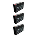 NEW 3PC 6V 7Ah SLA Battery WB670 SLA For UB670, D5734 PS670
