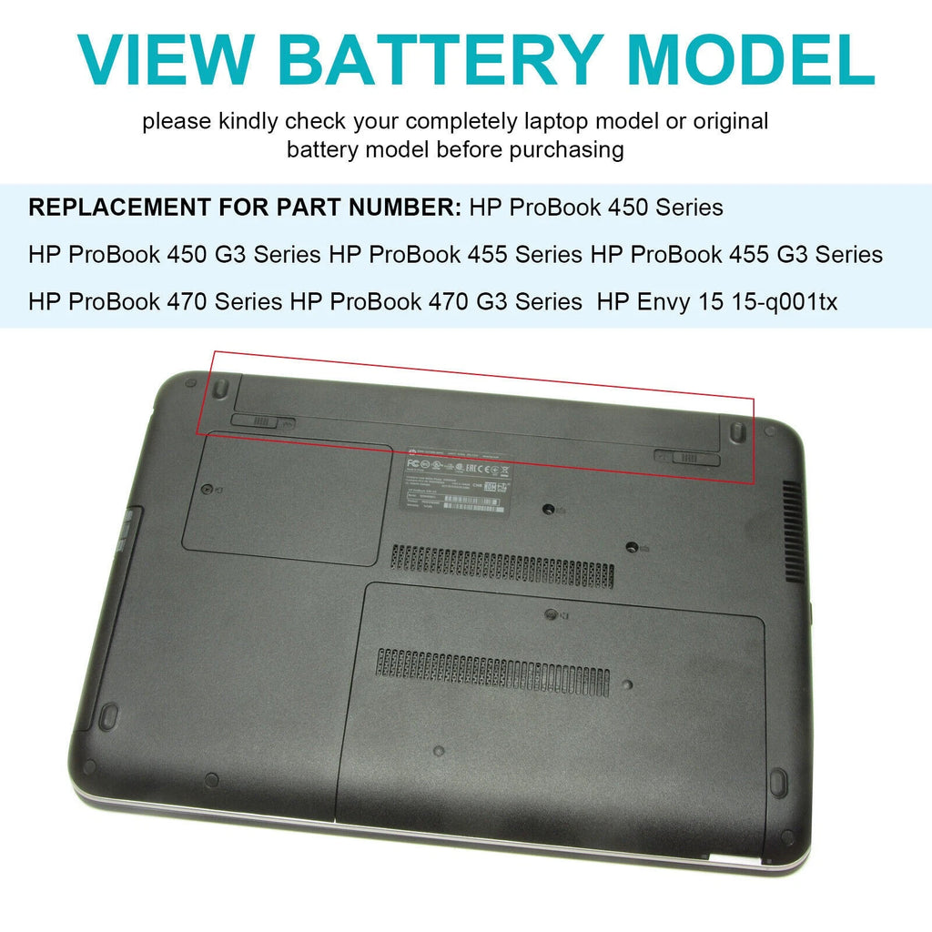 ?LOT RI04XL RI04 Battery for HP ProBook 450 455 470 G3 HSTNN-PB6Q 805294-001 NEW