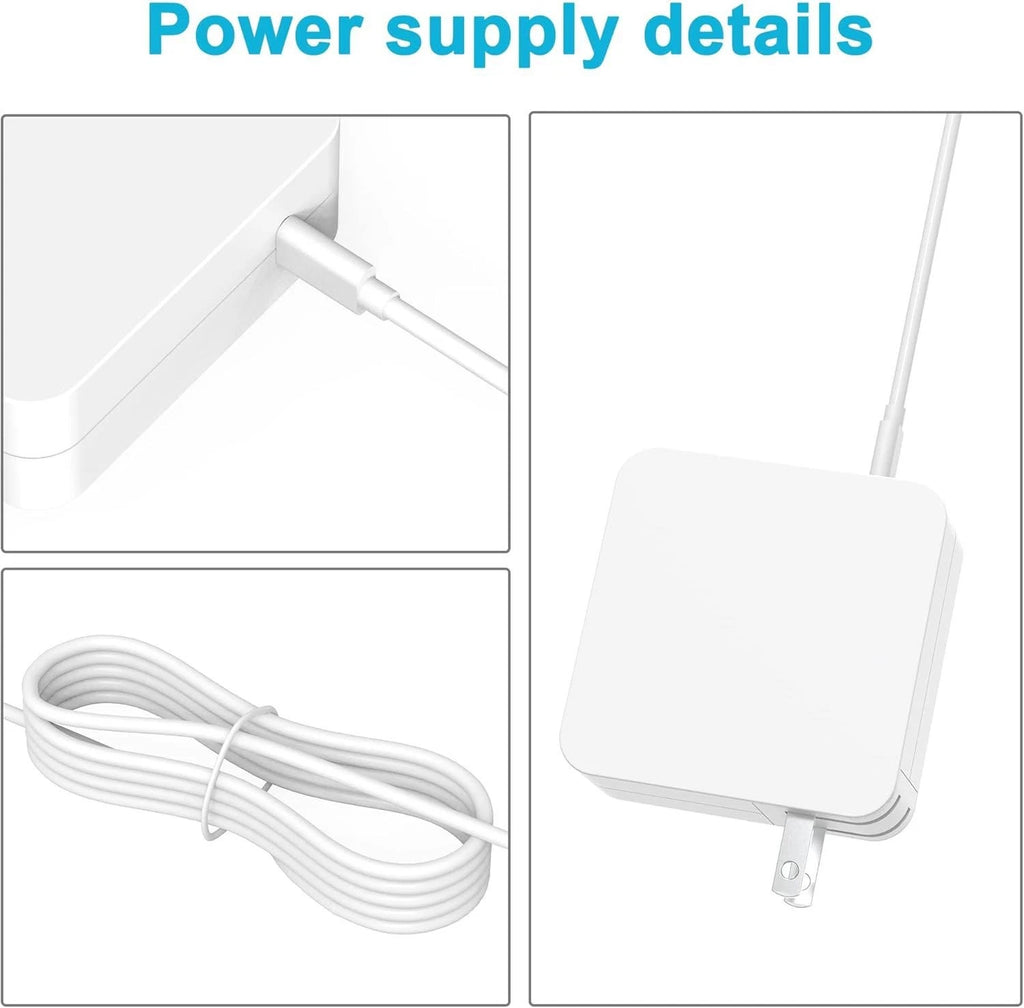 For Apple Macbook Air 13" 2018-2020 M1 61W 30W USB-C Power Cable Adapter Charger
