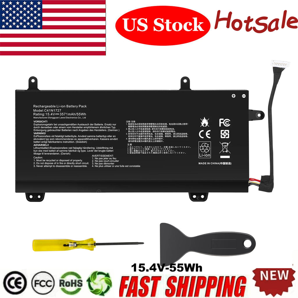 C41N1727 Battery for Asus Zephyrus GM501 GM501G GM501GM GM501GS ROG GU501 GU501G