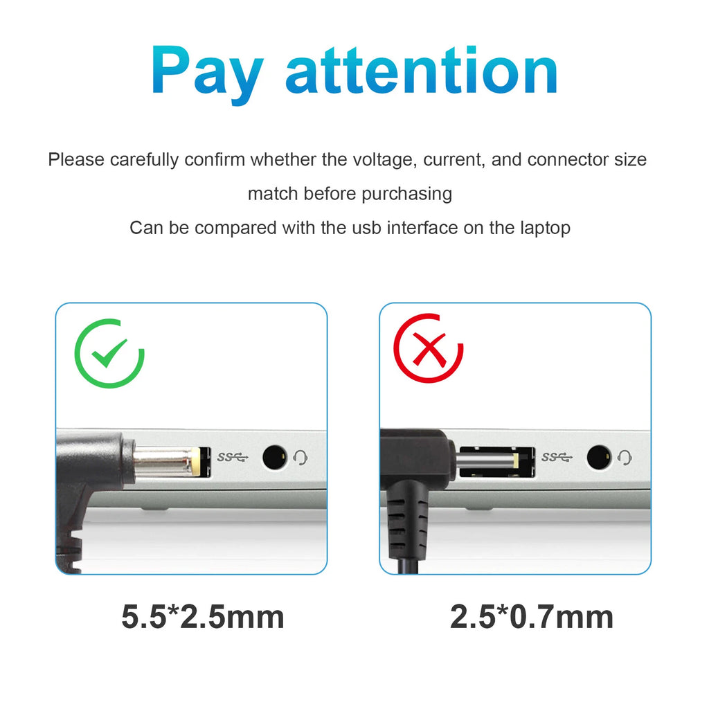 For Toshiba Laptop Charger AC Power Adapter PA3822U-1ACA PA-1450-81 19V 2.37A