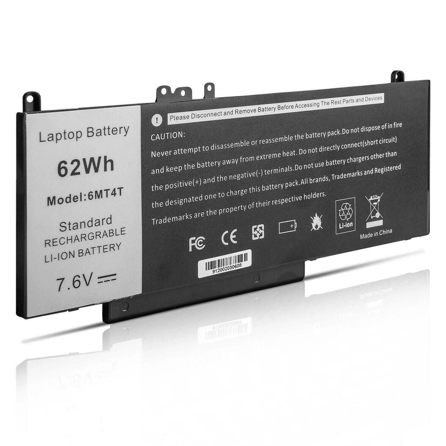 Lot 10PCS 6MT4T Battery For Dell Latitude E5470 E5570 Precision 3510 7V69Y 79VRK