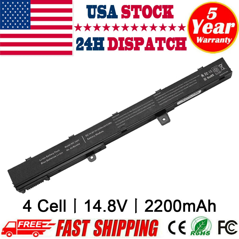 Battery for Asus X551 A31N1319 A41N1308 A31LJ91 X551C X551CA X551MA X451 X451C
