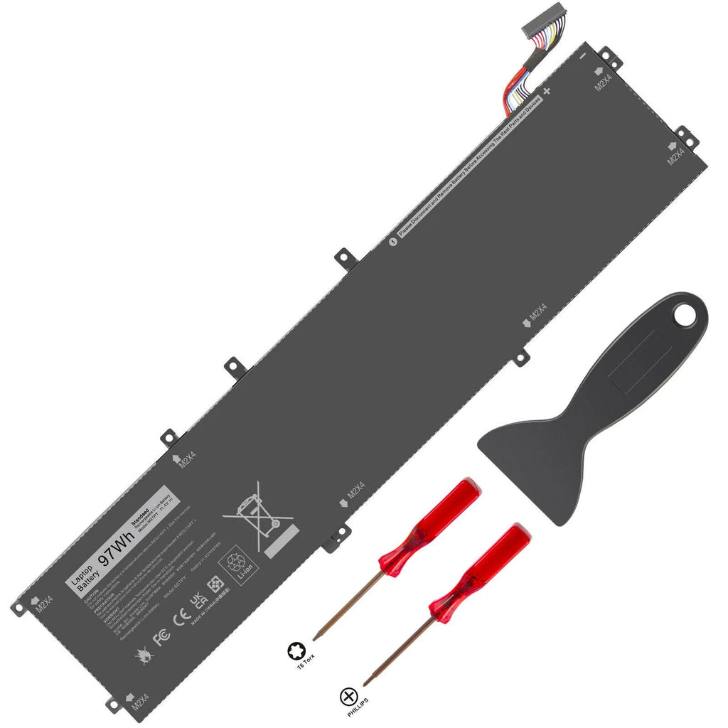6GTPY Laptop Battery For Dell XPS 15 7590 9570 9560 9550 Precsion 5510 5530 5520