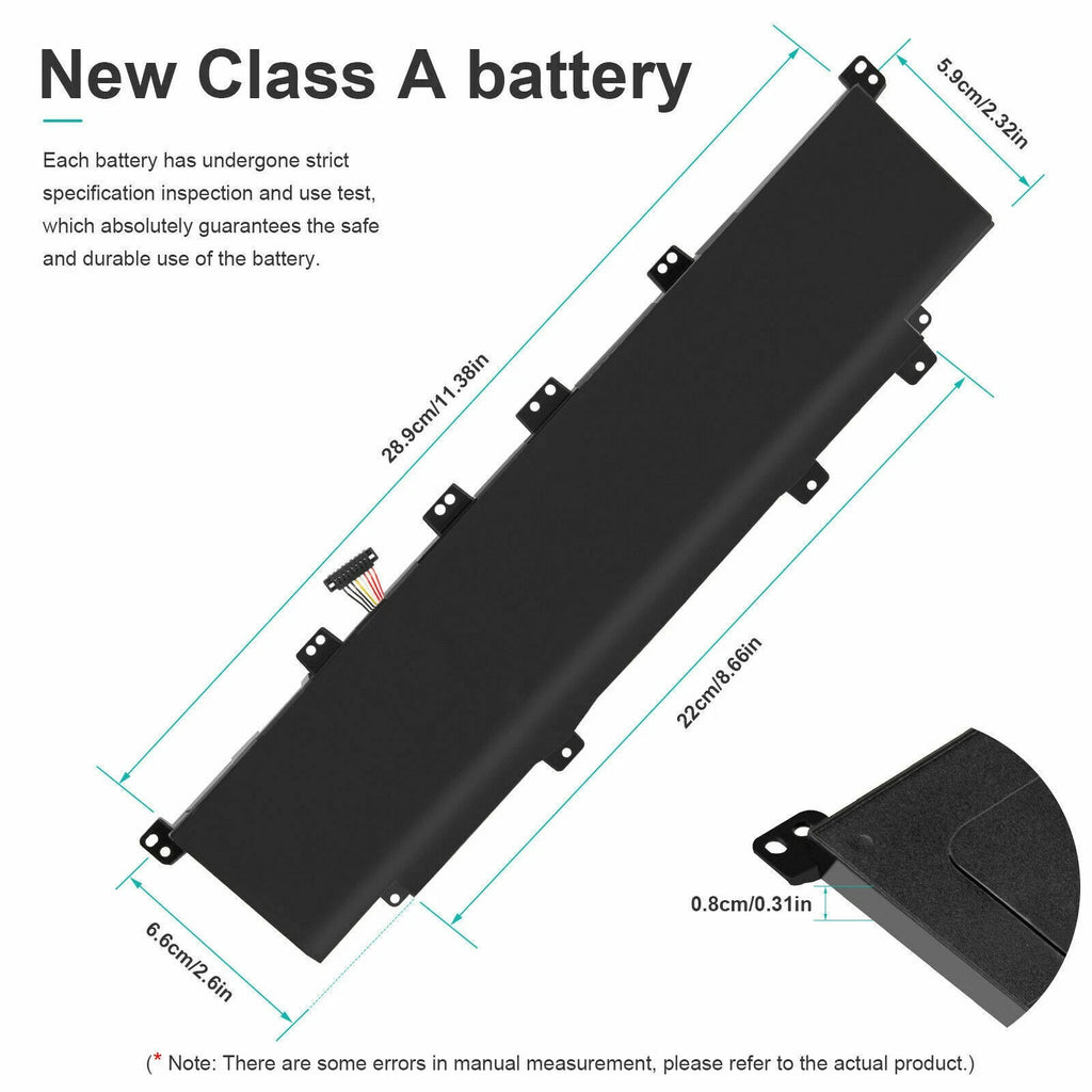 44Wh C31-X402 Battery Replacement for Asus VivoBook S300 S300C S300CA S400 S400C