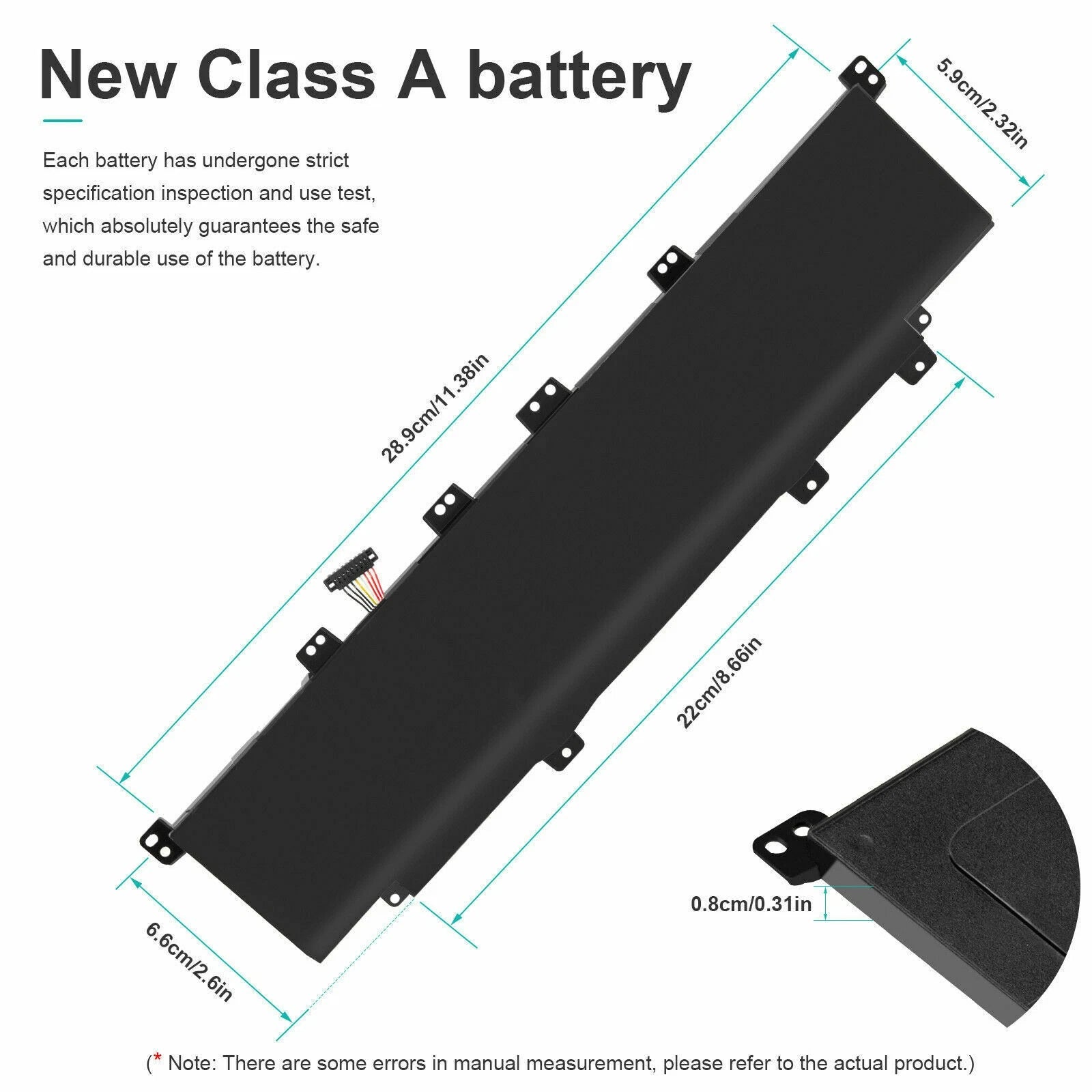 44Wh C31-X402 Battery Replacement for Asus VivoBook S300 S300C S300CA S400 S400C