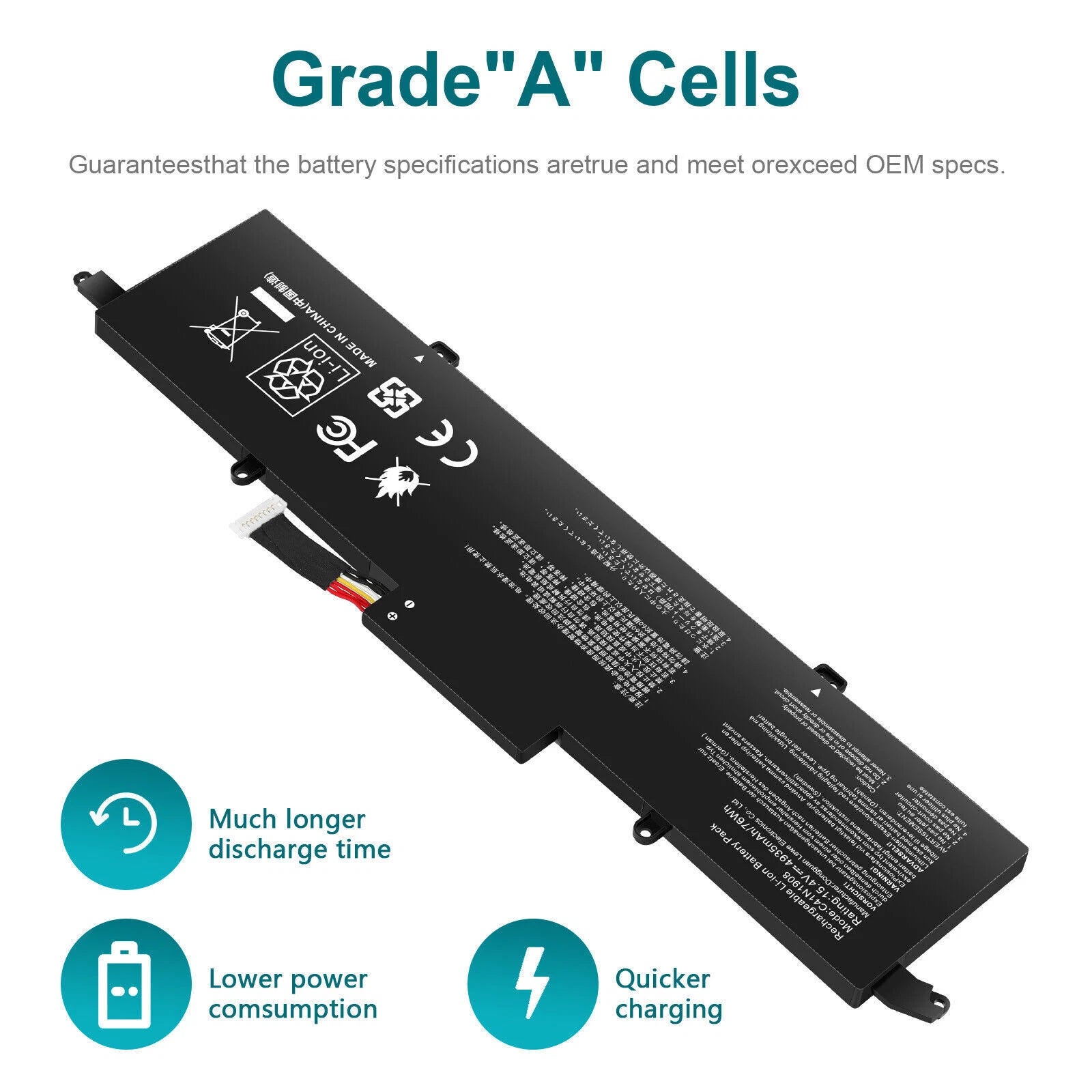 ?C41N1908 Battery For ASUS Rog ZEPHYRUS GA401II GA401IH GA401QC GA401IVC GA401QH