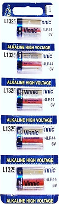 5 Vinnic L1325 476A PX28A 4LR44 6V ALKALINE DOG SHOCK COLLAR BATTERIES