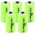 5-PACK 2/3AA 1.2V 700mAh NiMH Button Top Rechargeable Battery Great For Hobbies