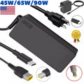 New For Lenovo 45W 65W 90W AC Adapter Charger Power Thinkpad Square Round USB-C