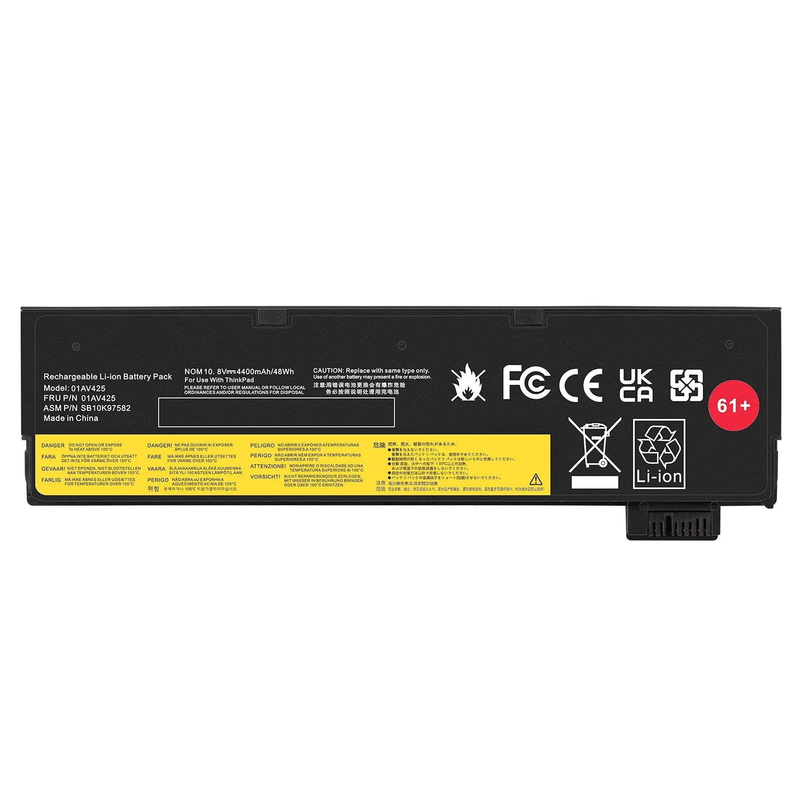 Battery For Lenovo ThinkPad P51S 01AV490 T470 01AV422 01AV424 01AV452 / Charger