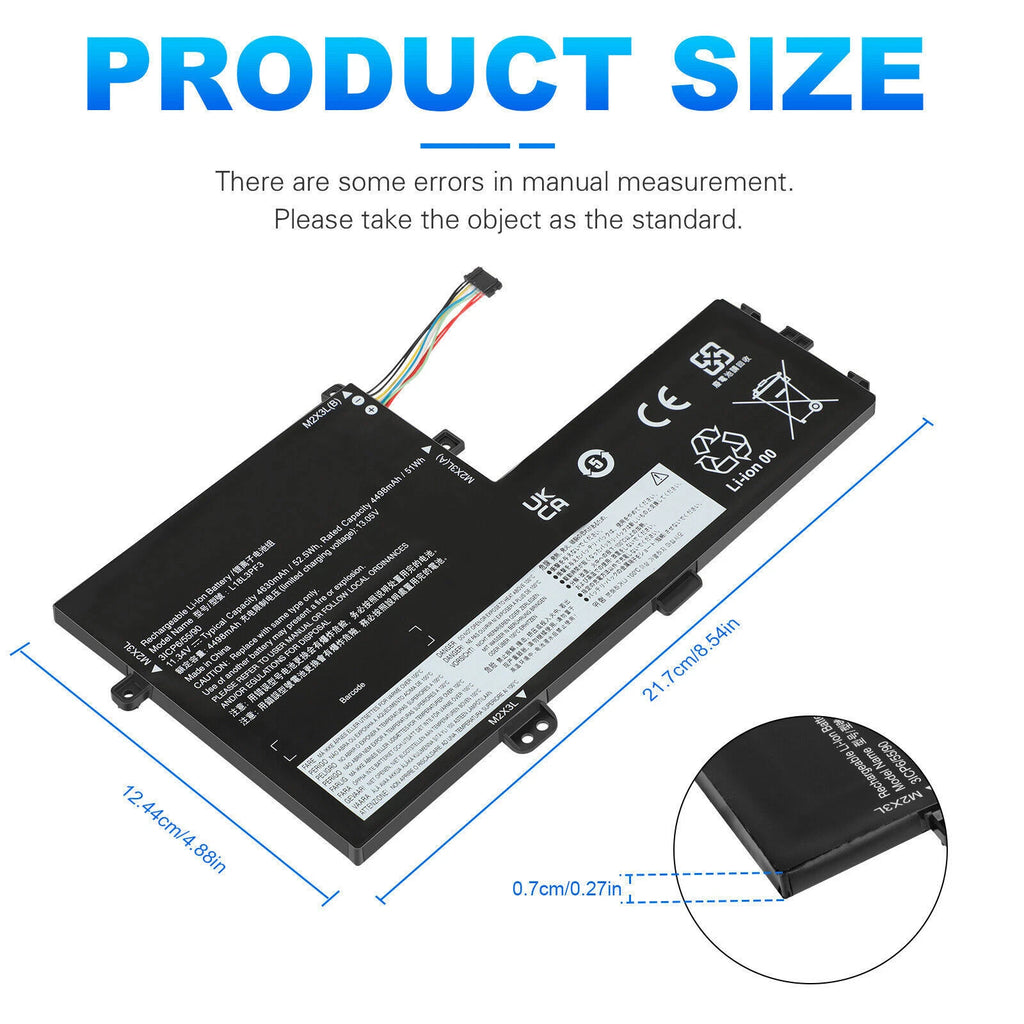 Laptop Battery For LENOVO L18C3PF7 L18L3PF2 L18L3PF3 L18M3PF6 Ideapad S340O